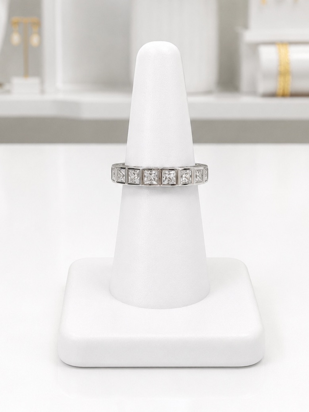 Moissanite 2.64 CTW 925 Sterling Silver Ring size 7